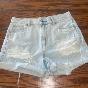 American eagle jean shorts